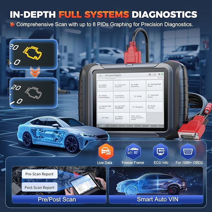 XTOOL D8S Bidirectional OBD2 Scanner with Topology Mapping: 2026 Upgrade of XTOOL D8, Scan Tool with 42+ Resets, Full System Automotive Scanner Diagnostic Tool, PMI for Ford, FCA AutoAuth, CANFD/DoIP