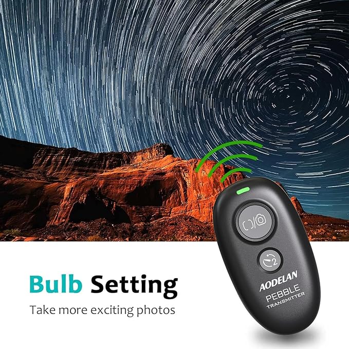 AODELAN Camera Remote Control | Wireless Shutter Release | for Sony a5100 a6000 a6300 a5000 a7 III a7 II a7 a7R III a9 RX100 RX10M2 | Replaces Sony RM-L1AM and RM-SPR1