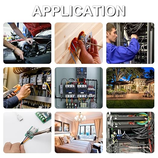18 Gauge 4 Conductor Electrical Wire, 49.2FT Low Voltage 18/4 Tinned Copper Stranded 4 Wire Cable, 18 AWG White Flexible Extension Power Cord for Sprinkler, Thermostat, Speaker, Irrigation, Automotive