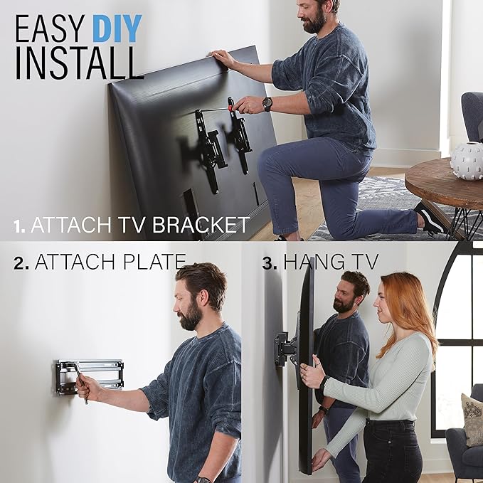 SANUS Vuepoint Extend + Tilt TV Wall Mount for TVs 32"-90" up to 110 lbs