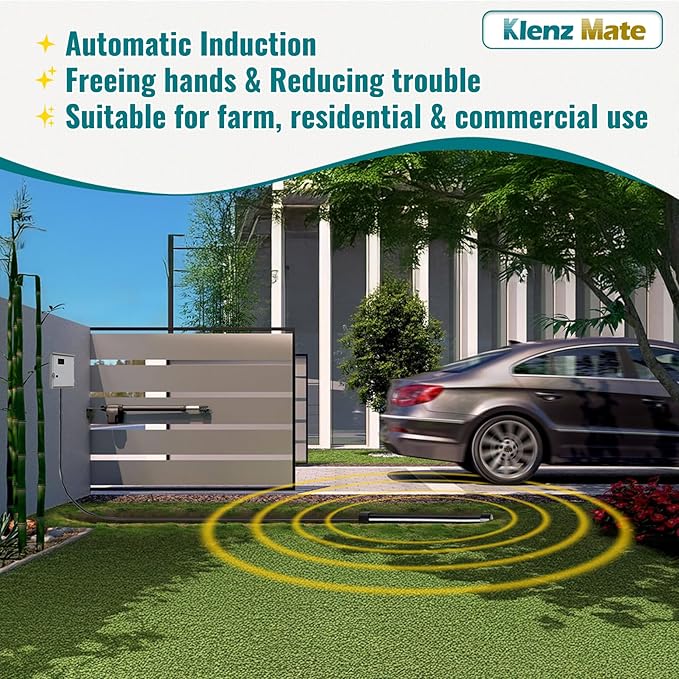 2026 Upgraded Vehicle Exit Sensor, Automatic Gate Opener Car Detector with 50 ft Cable, Compatible with Mighty Mule,Ghost Controls,LiftMaster Vehicle Door Opening Systems