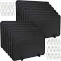 LECEHIVO 12 Pcs Acoustic Desk Divider with Pushpins 16 x 24 Inch Freestanding Privacy Table Panel for Noise Reduction, Visual Distractions Absorbing Sound Proof Cubicle