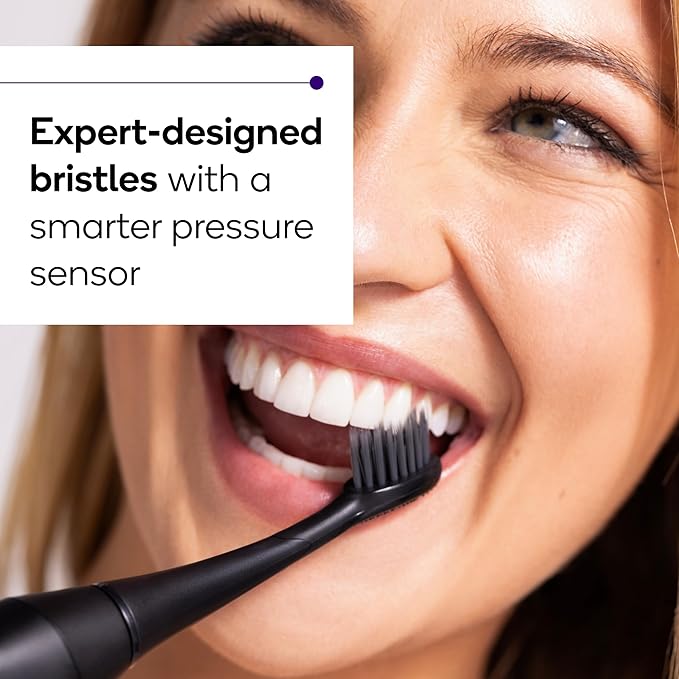 Burst Pro 2.0 Sonic Toothbrush for Adults (Rose Gold) | Electric Toothbrush with Smart Pressure Sensor | Soft Bristles | 5 Modes/Refined Scoring System | USB-C Charging | Magnetic Wall Mount