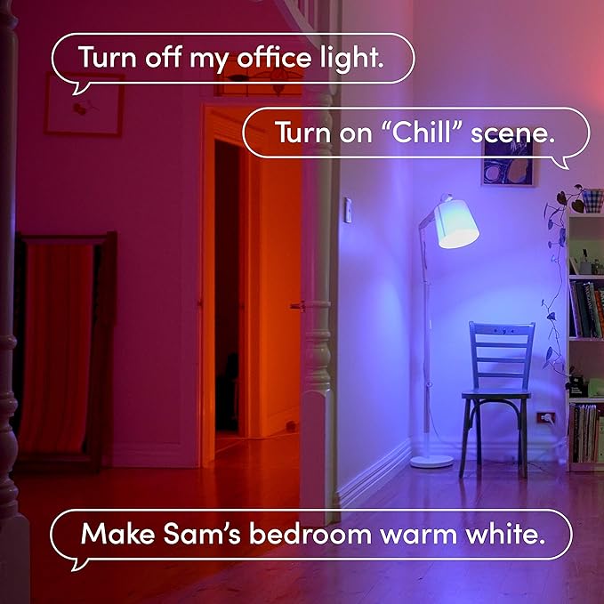 LIFX Starter Kit, (2) Smart Color 800 Lumen Bulbs, (1) Smart Switch (White) Compatible with Alexa and Google Home