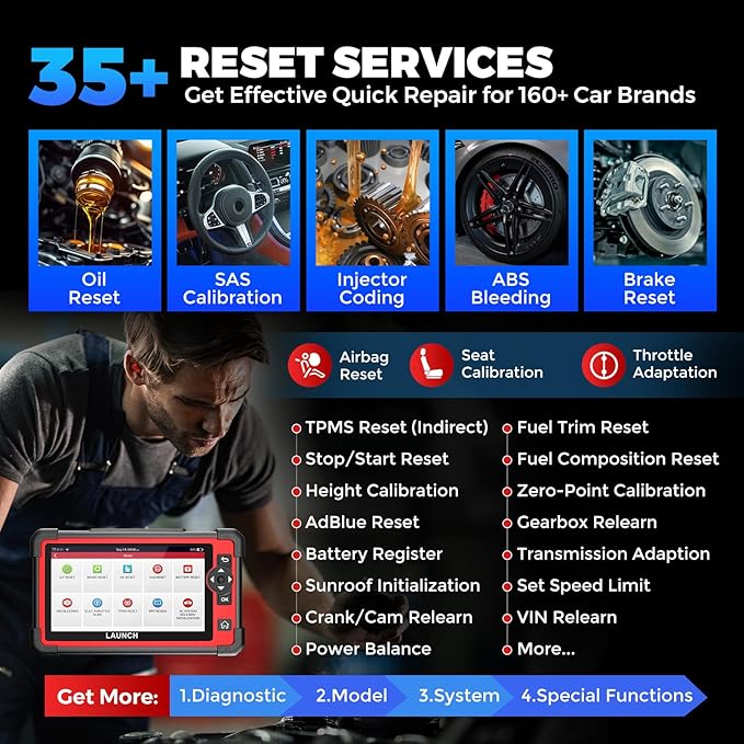 LAUNCH X431 CRP919E OBD2 Scanner, 2026 Bidirectional Scan Tool As CRP919EBT, ECU Code, 35+ Services, Active Test, All System Diagnose, CANFD & DOIP, FCA SGW, Android 10.0, 160+ Brands, 2 Year Update