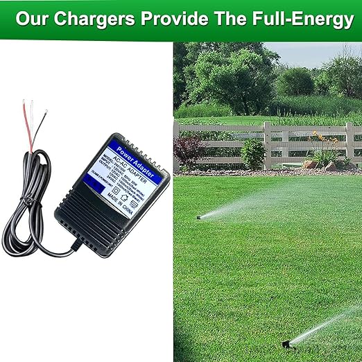 UPMMUD 12V/24VACIndoorLawn Sprinkler Controller Transformer for- 526500 635640 Controller，Hunter Lawn Sprinkler Controller PHC-600 PHC-1200 PHC-2400 Hydrawise WiFi Timers
