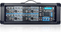 Proreck MX18 8-Channel 2400w Professional Audio Mixer with USB Interface, Bluetooth, Effect Controller, and 15V Phantom Power.Ideal for Studio Recording, Live Performances, DJs, Bands, Party, Wedding