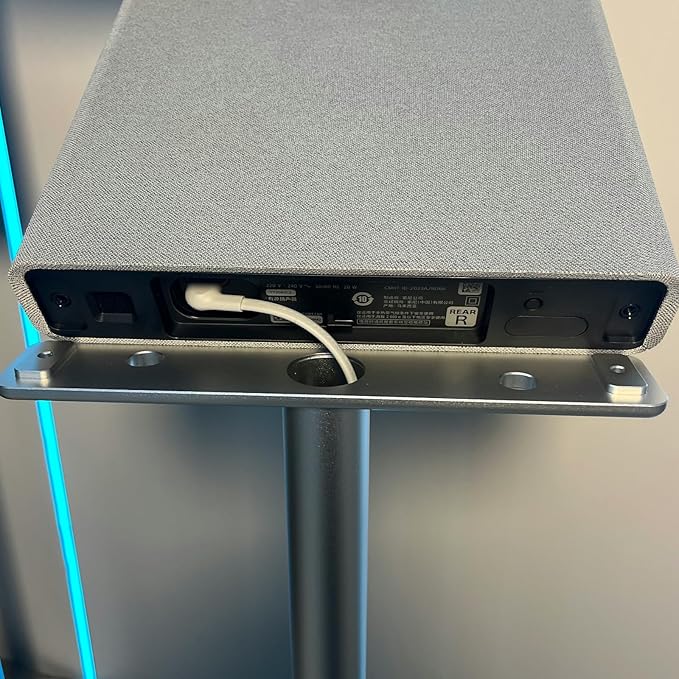 ZGOUO Floor Speaker Stand is Suitable for Sony HT- A9M2 Surround Sound System,The Bracket is Made of Aluminum Alloy Material and can Hide The Power Cord (Custom Pair)