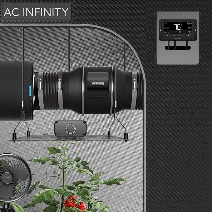 AC Infinity Controller 67, Smart Bluetooth Fan Controller with Temperature, Humidity, Schedules, Grow Cycles, Dynamic Speed Programming for CLOUDLINE Airlift Fans Cooling and Ventilation
