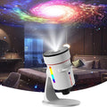 Star Projector,Galaxy Projector Upgraded Clear Lens, 10 Realistic Planetarium Projector Slides Night Lights LED 8 Color for Bedroom, 360° Rotation, 1/2h Timer Function Ultra-Wide Ceiling Projector