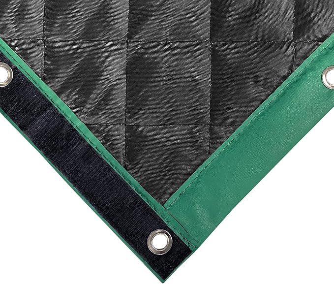 LTCANOPY Sound Barrier Temporary Construction Traffic Industrial Sports Pitches Outdoor Noise Control Sound Blocking Reducing Cancelling Soundproof Screen Blankets 39.3”x78.7-1 Pack-(Green)