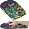 BOCHEERY Ergonomic Mouse Pad Wrist Support,Upgrade Mousepad with Massage Design,Non-Slip PU Base Desktop Mouse Pads for Pain Relief, Computer, Office & Home,12 x 8 in（F-Midnight Floral）