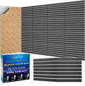 BSHEAD 16 Pack 2-Layer Fold Soundproof Wall Panels, 12 x 12 x 0.43 in Large Sound Proof Foam Panels for Walls, High Density, 3D Acoustic Panels,Artistic Noise Dampening Panels Black&White
