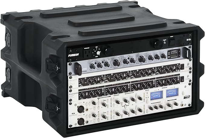 Gator Cases Pro Series 6U Rack Case with Standard 19" Depth, Roto Molded Made in USA (G-PRO-6U-19)