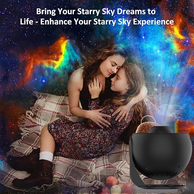 Planetarium Projector, Star Projector Galaxy Lights Gifts for Teen Boys, Teenage Girls, Galaxy Projector for Bedroom Night Light for Kids - Black