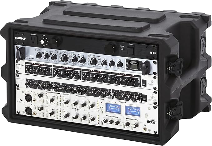 Gator Cases Pro Series Rotationally Molded 6U Rack Case with Shallow 13" Depth, Made in USA (G-PRO-6U-13)