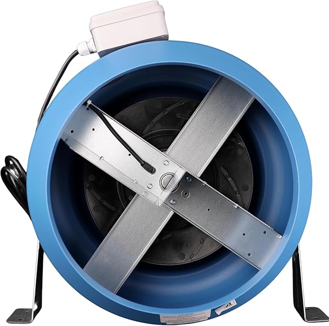 VENTS-US VKM 305-12" Inline Duct Fan with Metal Casing (740 CFM) Boosts Airflow Through Long or Complex Duct Runs