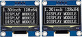 Haldzemo 1.3 inch OLED Display Module I2C IIC 128x64 LCD Screen S H1106 12864 Compatible Arduino (2 Pack, White)