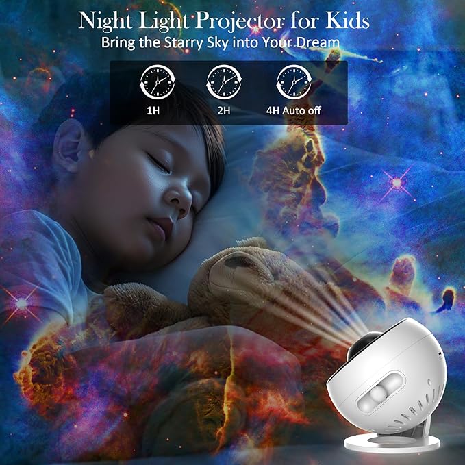 Galaxy Projector for Bedroom,13 in 1 HD Planetarium Star Projector,Ceiling Night Light Milky Way Mood Lighting with 360° Rotating and Timer,LED Space Galaxy Lamp for Kids,Adults,Gifts,Room Decor