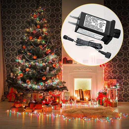 30V 6W Class 2 Power Supply Replacement LED Transformer IP44 LED Light Controller Low Voltage Transformer for Christmas String Light Inflatable Device (30V6W Steady on 1PC)