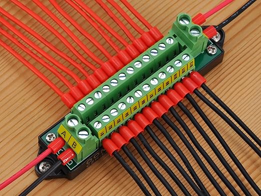 30Amp 300V 2x12 Position Terminal Block Distribution Module. OONO D-1659GP