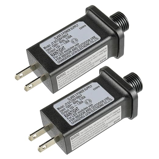 SIGANDG 12V 12W LED Transformer Replacement Class 2 Power Supply for Christmas String Light Inflatable Decorations LED Controller IP44 Waterproof Low Voltage