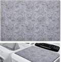 Teenyyou 1 Pcs 26" x 18" Dryer Top Protector Mat, Washer and Dryer Topper, Non Slip Waterproof Machine Cover Dust Proof Quick Drying Topper Pad for Laundry and Kitchen (Peony)
