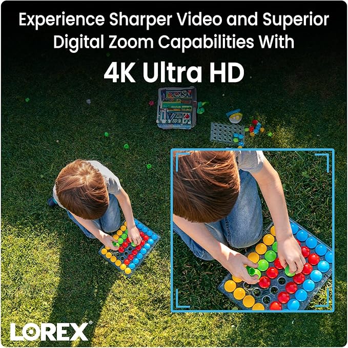 Lorex 4K Fusion DVR for Security System | 20 Channel (16 Wired + 4 Fusion) | 2TB Local Storage | Smart Motion Detection | Active Deterrence | No Monthly Fees | Voice Control | Expandable to 16TB