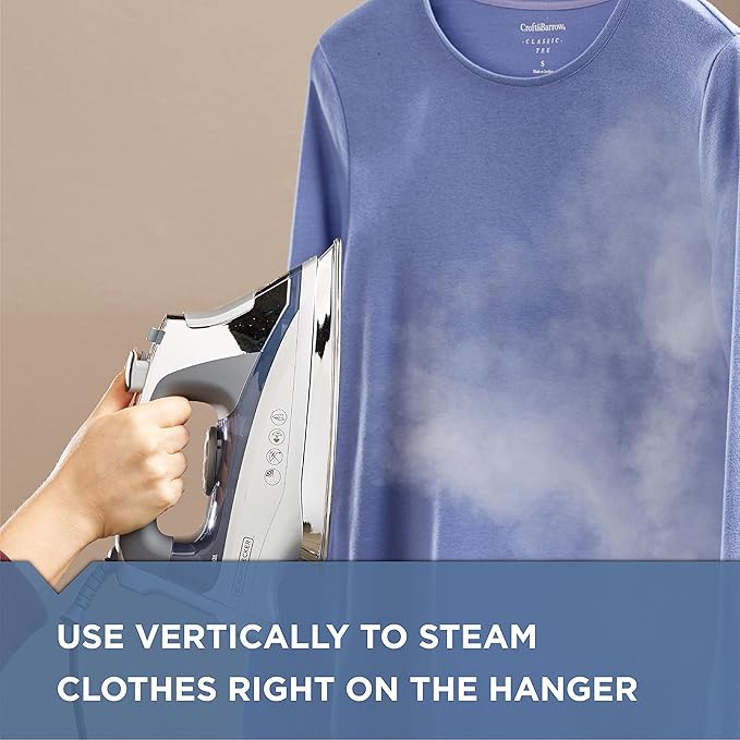 BLACK+DECKER Allure Professional Steam Iron, Blue, D3030