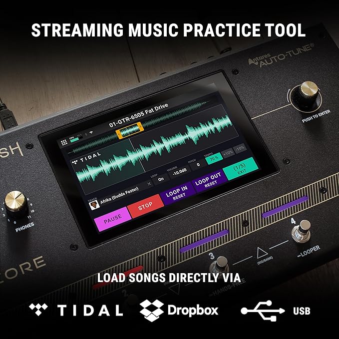 HeadRush Core - Guitar and Vocal Multi Core Effects Amp Modeling Processor with Cloning, Looper, Antares Auto-Tune, Wi-Fi, Touchscreen, and Bluetooth