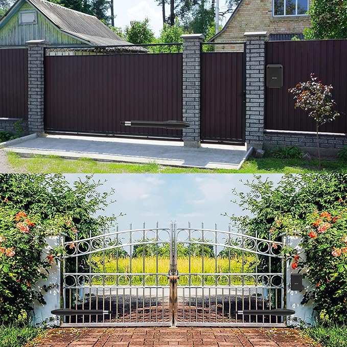 GATEXPERT SW300DC Single Automatic Gate Opener with Remotes for Swing Gates up to 660 Pounds and 20 Feet (SW300DC-S)
