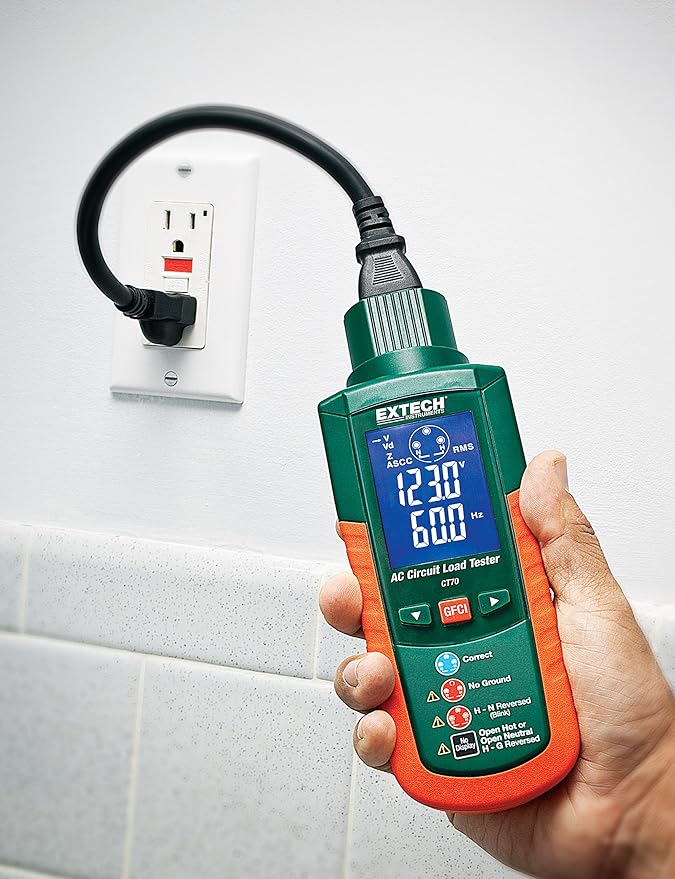Extech CT70 AC Circuit Load Tester