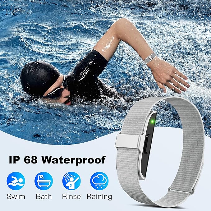 SEEKZERO Sleep Tracker, Activity & Fitness Trackers | Health Smart Bracelet 24/7 Heart Rate | Step & Calorie Counter | IP68 Waterproof Activity Tracker for Family & Friends-No Subscription Fee