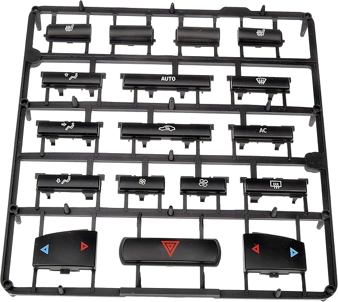 Dorman 76833 HVAC Control Button Kit Compatible with Select Saab Models