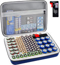 Battery Organizer Storage Holder, Batteries Storage Containers Box with Battery Tester Checker. Holds 150+ Batteries AA AAA 9V C D Lithium 3V LR44 CR2016 CR1632 CR2032 CR2025 (Not Includes Batteries）