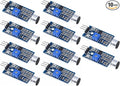 WWZMDiB Sound Sensor Compatible with for Arduino DIY Detecting The Presence and Absence of Sound via a Microphone (10 Pcs)