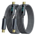 toocki USB C Cable [2Pack,3.3ft] 240W Fast Charging Cord with LED Display Compatible with iPhone 17 16 15 Pro Plus Pro Max Air, iPad Pro, Samsung Galaxy S24 S23, Switch, MacBook Air, Pixel