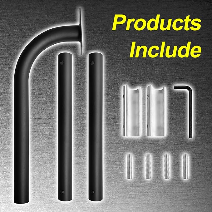 LUKYER FM100 Keypad Mounting Post，Compatible with Mighty Mule Digital Keypad FM137 or FM136 -Black
