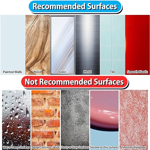 FOROOMACO 300 Pack Mini Ear Double-Sided Mounting Tape Square Heavy Duty Adhesive for Sound Proof Foam Panels, Wall Decor, Wall Art, Easy to Peel and No Residue