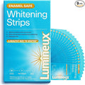 Lumineux Teeth Whitening Strips Kit - 9 Treatments (1 Month) - Peroxide Free - Enamel Safe for Whiter Teeth - Whitening Without The Sensitivity - Dentist Formulated - Sensitivity Free