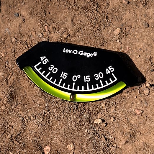 Sun Company 201-F Lev-o-gage Inclinometer | USA-Made Level Gauge for Off-Road Vehicle, Jeep, Truck, RV, Camper, Trailer, or Boat