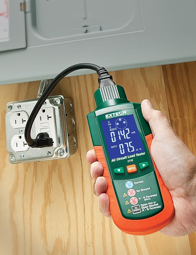 Extech CT70 AC Circuit Load Tester