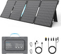 E-POWO 60W Portable Solar Panels Chargers with USB-C, USB-A and DC Outputs Foldable IP67 Waterproof Solar Panel for Camping,Power Emergency for Small Power Station,Phones, Power Banks