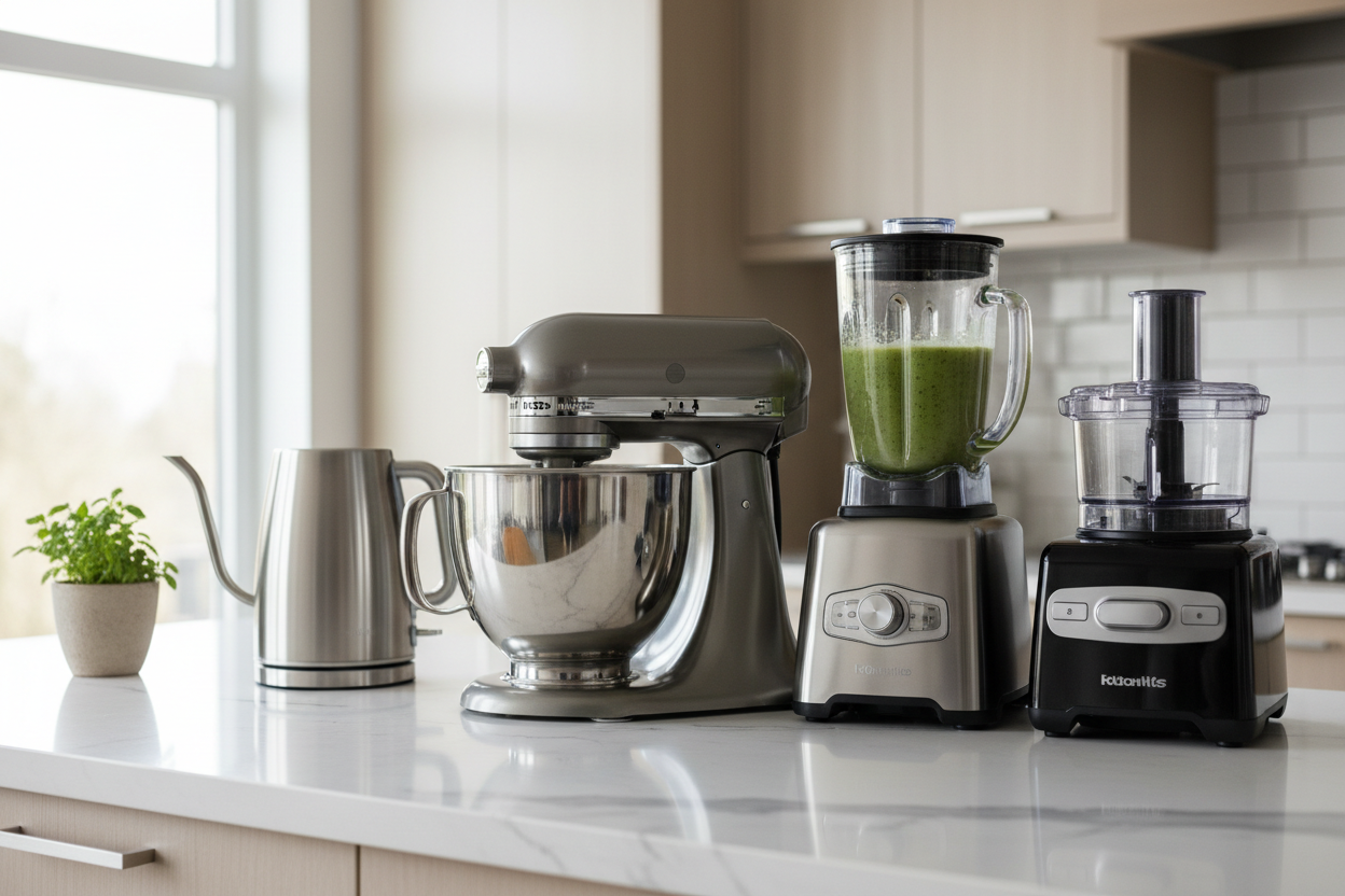 Kitchen Appliances

Our kitchen appliances are built to simplify everyday cooking and food preparation. Designed for consistent performance and user-friendly operation, they help make daily meals faster and more enjoyable.

Ideal for: Home cooking, meal prep, and busy households. (make it real photo)